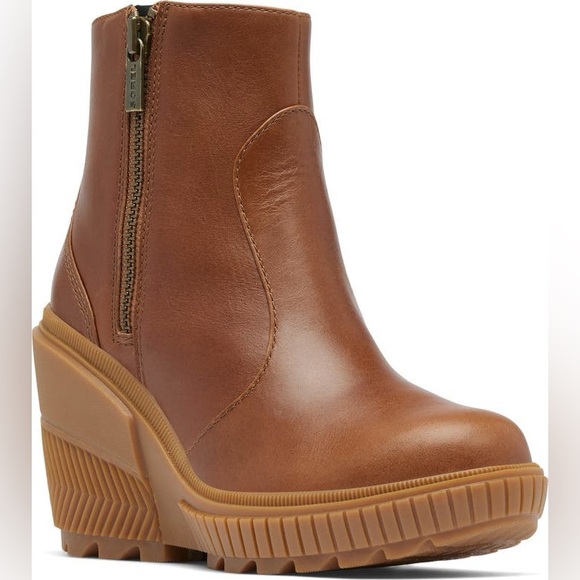 NWT SOREL Ona Ave Zip Wedge Boots - Picture 3 of 10